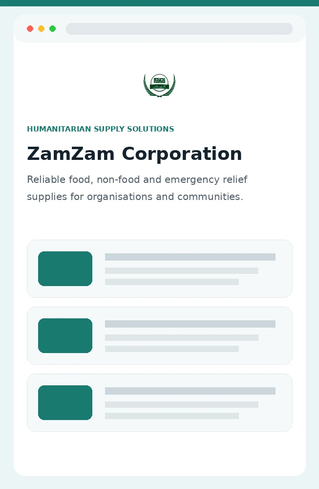ZamZam Corporation project preview